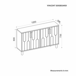 Hanah Home Vincent - Antracita